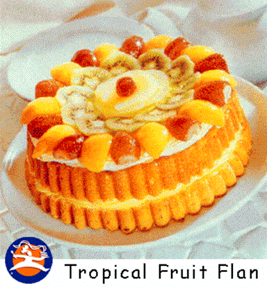 Picture of Tropical Fruit Flan