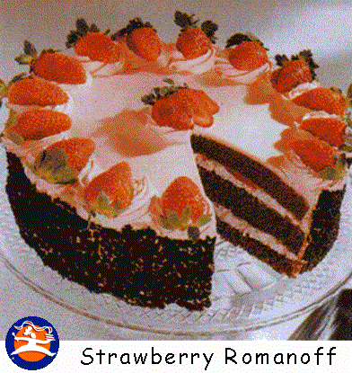 Picture of Strawberry Romanoff - Please contact store to order