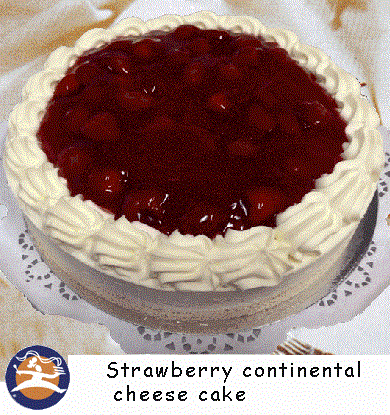 Picture of Strawberry continental cheese cake